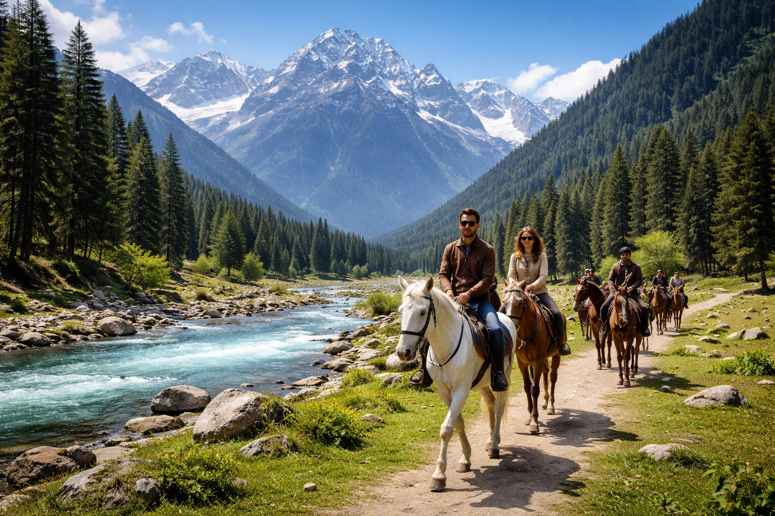 Horse Riding in Kashmir